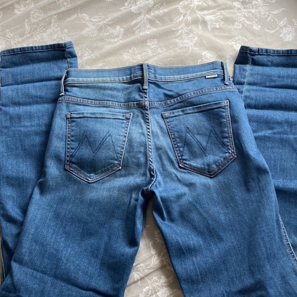 Mother Rascal the Famous Heroine straight leg jeans, size 28 - Picture 4 of 6